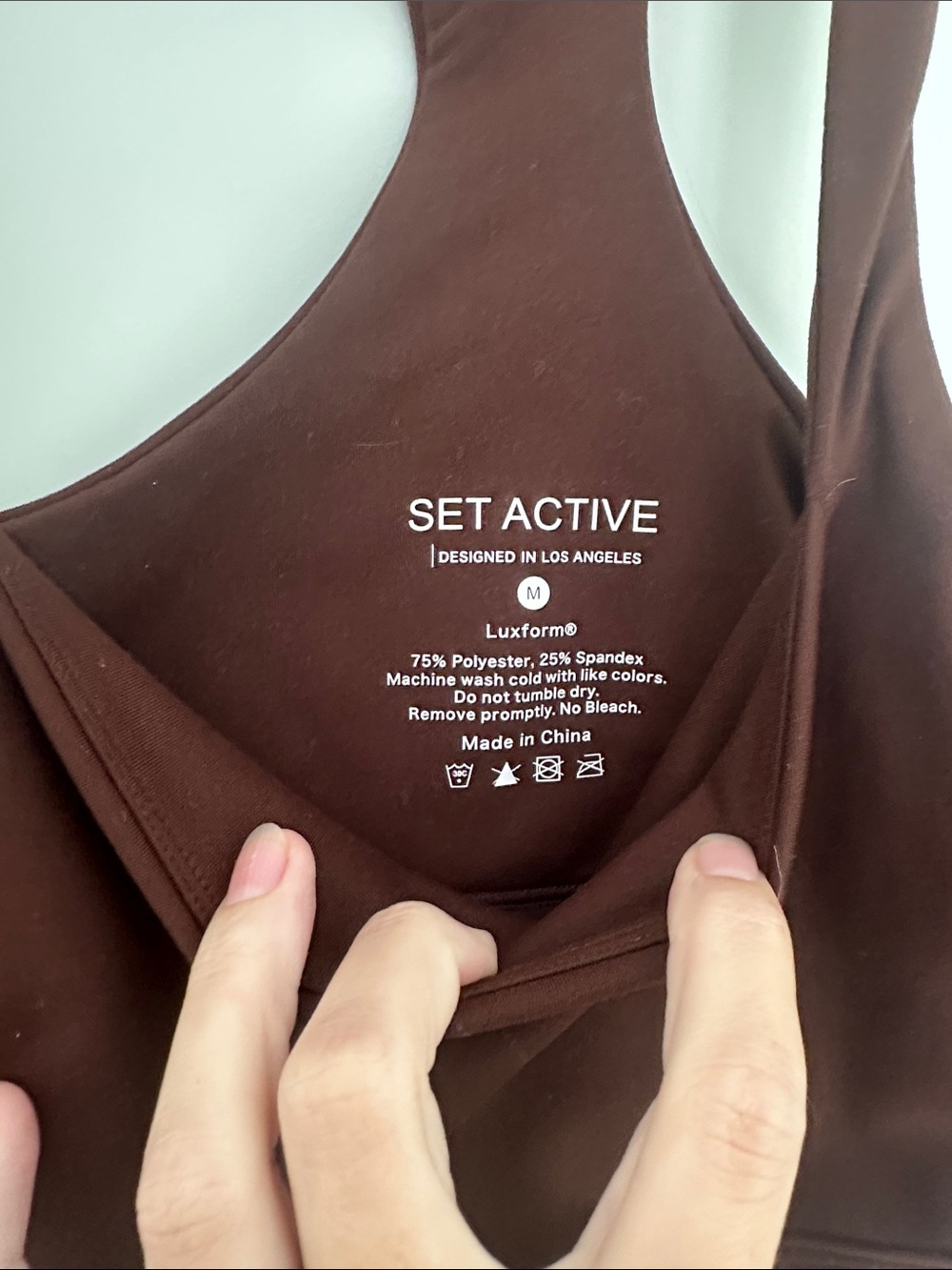 Set Active Racerback Sports Bra - Picture 2 of 3